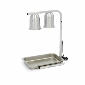 Wärmelampe mit 2 Lampen und 1/1-GN-Behälter